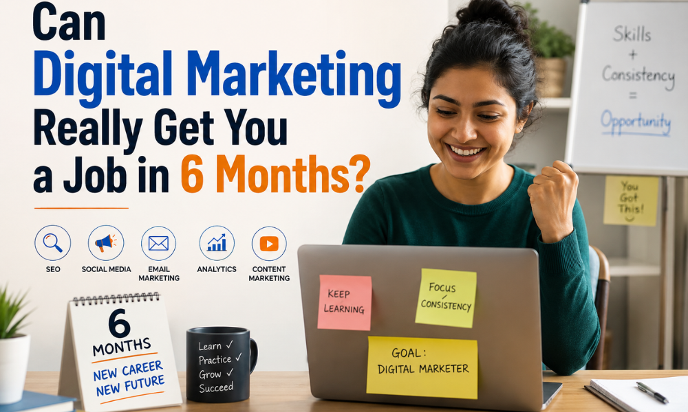 Can Digital Marketing Really Get You a Job in 6 Months?